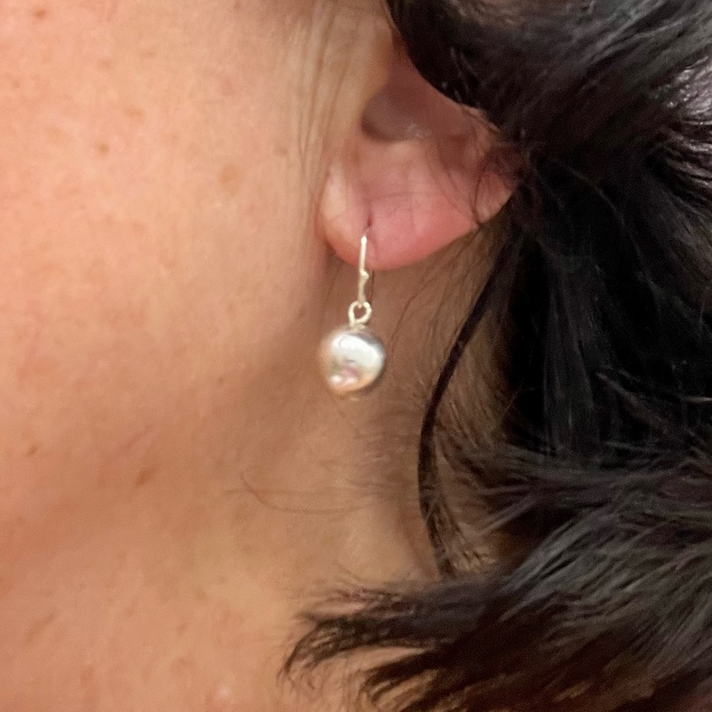 Sleek And Simple Silver Dangle Balls - image 8